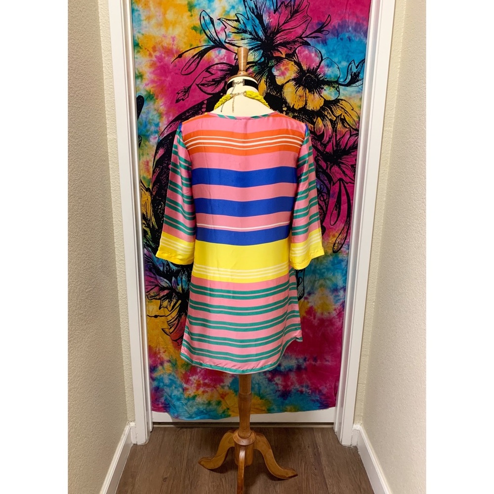🌈 Amazing modern color block dress - Picture 6 of 11